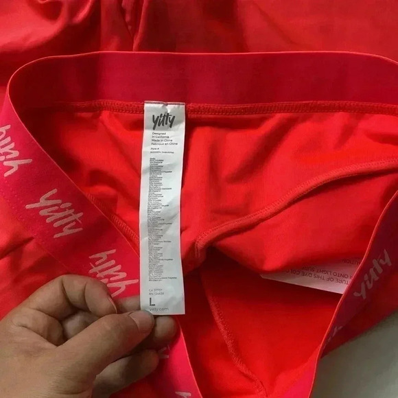 Yitty major label smoothing high waist lined shorts Sz Large women’s - Picture 5 of 8